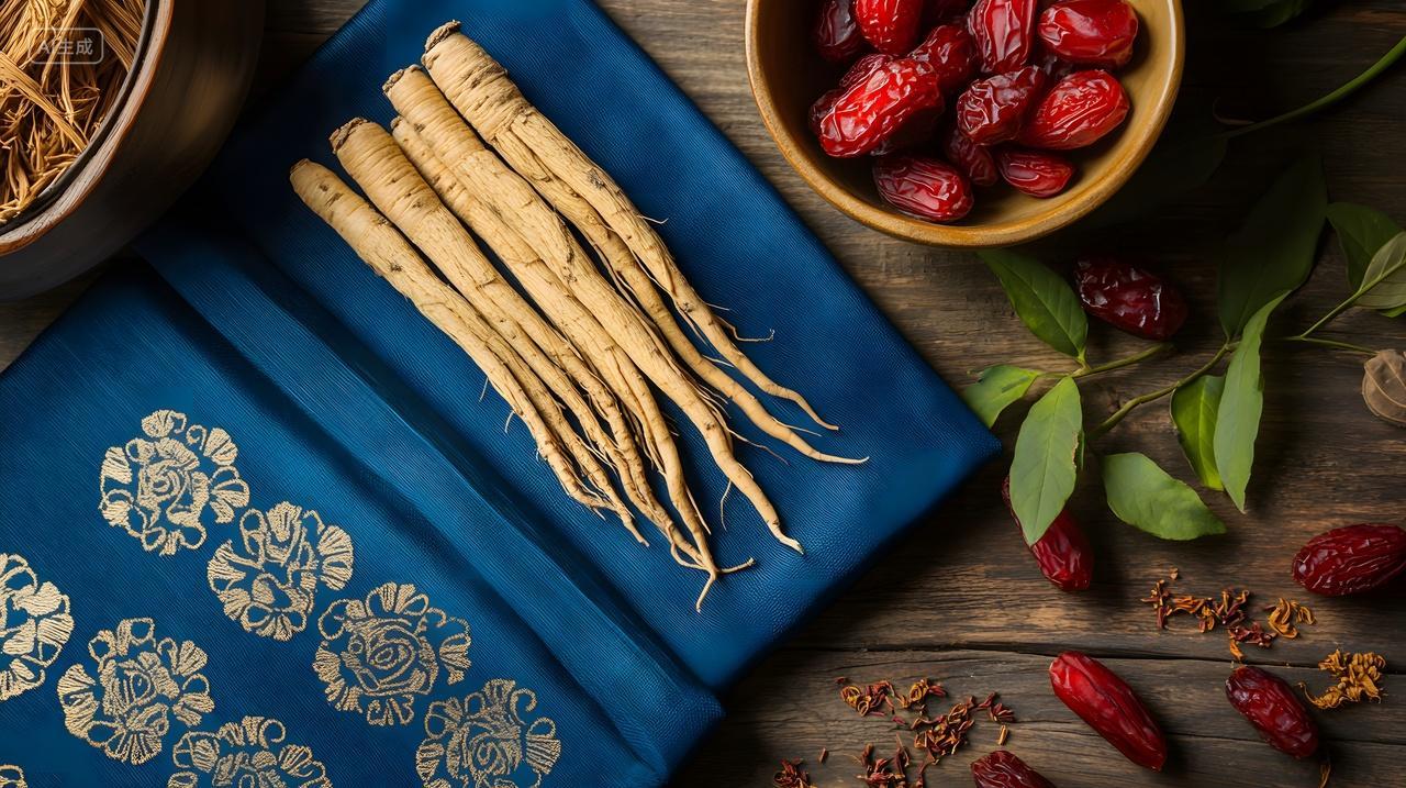 高丽参红枣中药材传统中医滋补养生食材健康保健