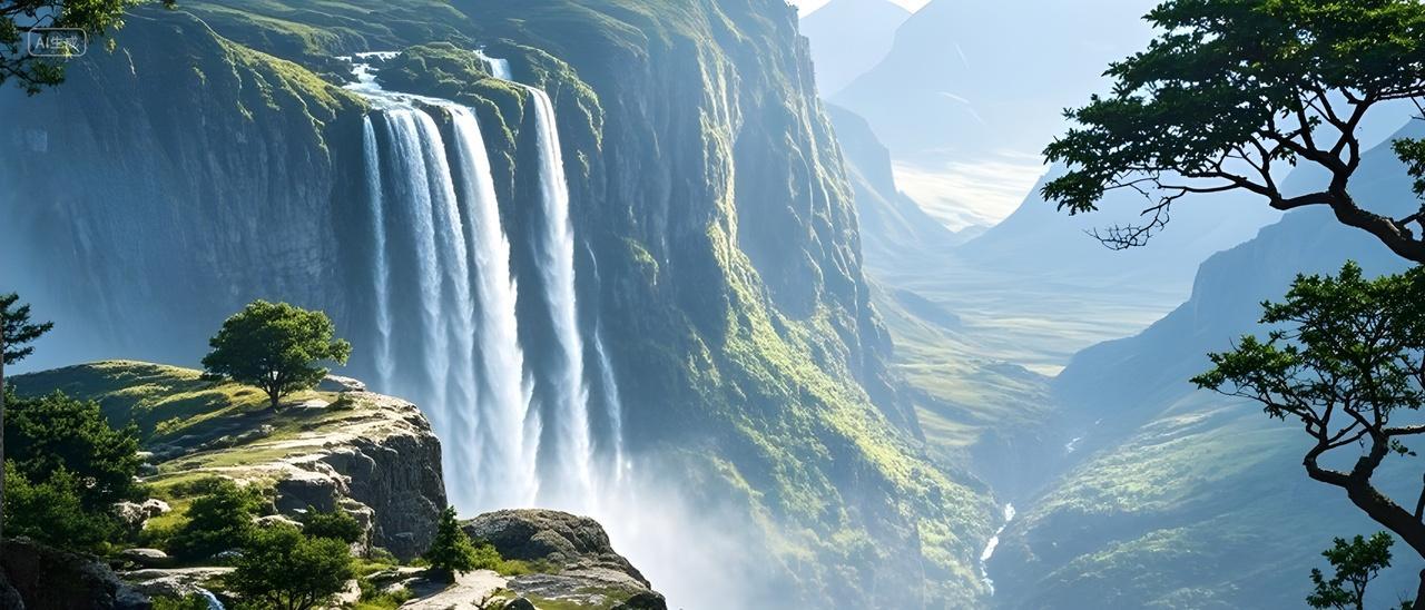 黄果树瀑布水帘洞高清风景旅游景点摄影照片