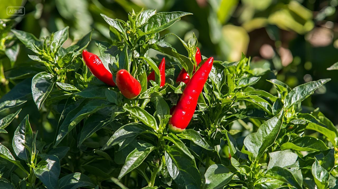 红辣椒丰收的喜悦农作物乡村振兴世界粮食日
