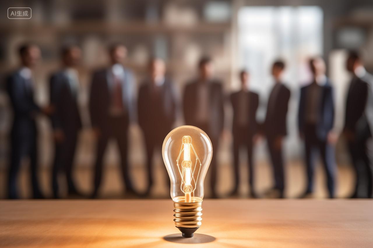 领导力创意灵感点亮企业文化团队精神