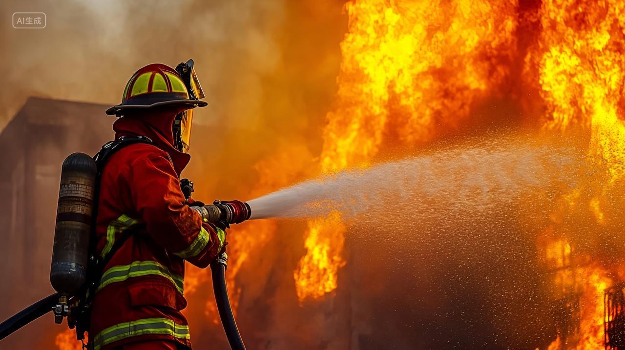 消防员灭火火警119全国消防日消防安全
