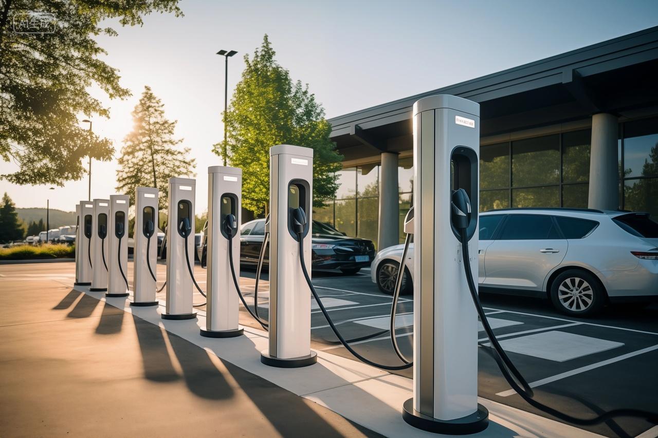 未来出行电动汽车充电站