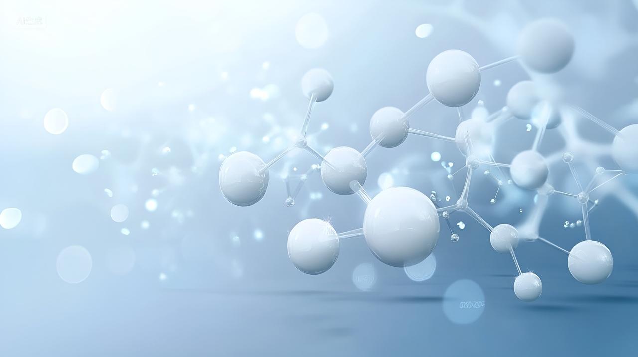 白色分子结构DNA双螺旋结构生物基因工程