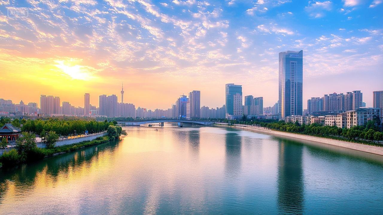 天津城市现代建筑景观