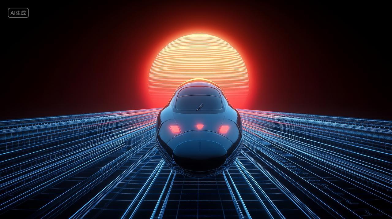 未来科技列车高铁动车复兴号现代高速铁路