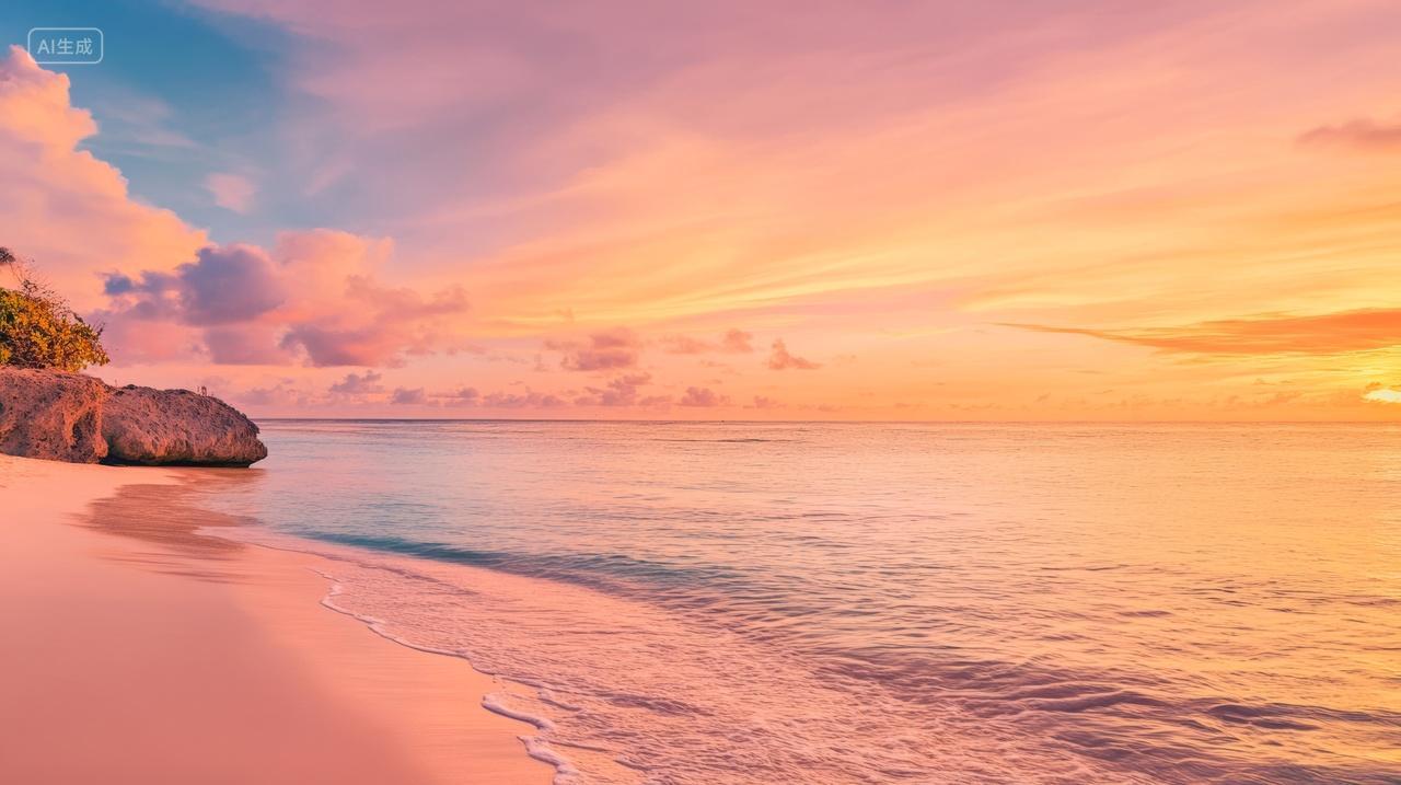 云海日出中国传统文化云纹祥云新年画壁纸