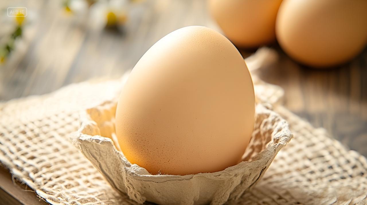 新鲜鸡蛋仔篮子里鸭蛋母鸡蛋食物营养健康
