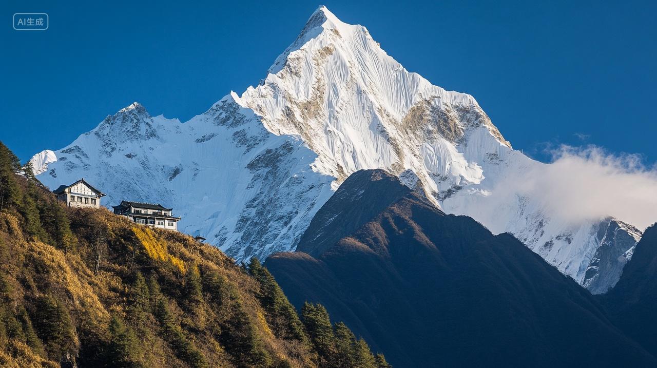 云南省迪庆香格里拉梅里雪山仙女峰