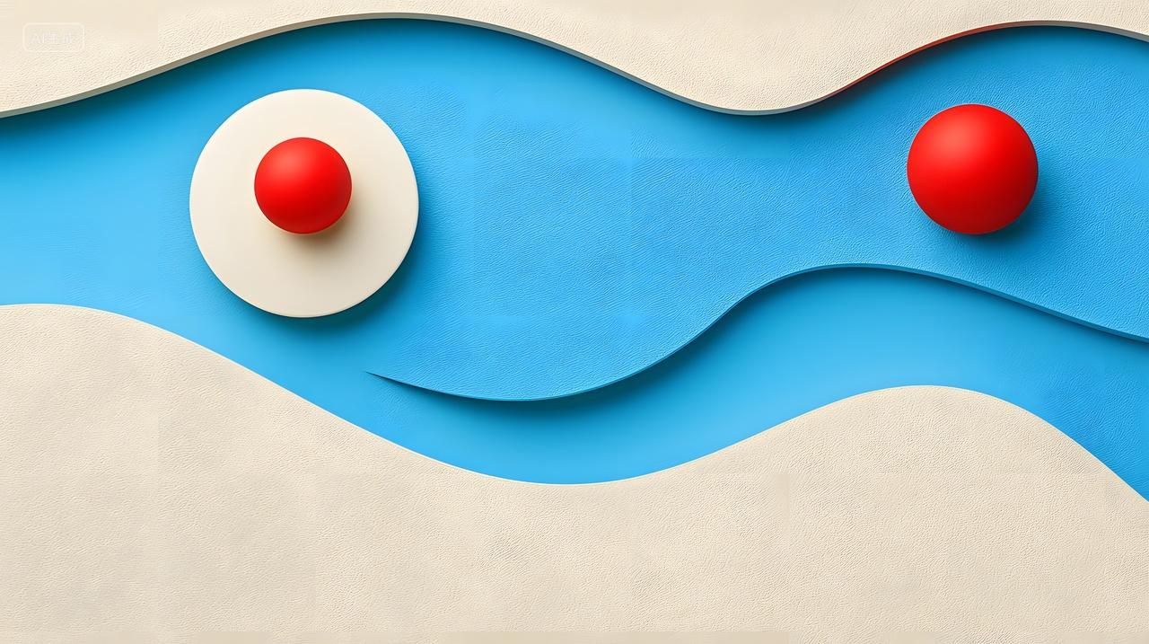 具有鲜艳色彩和形状抽象设计