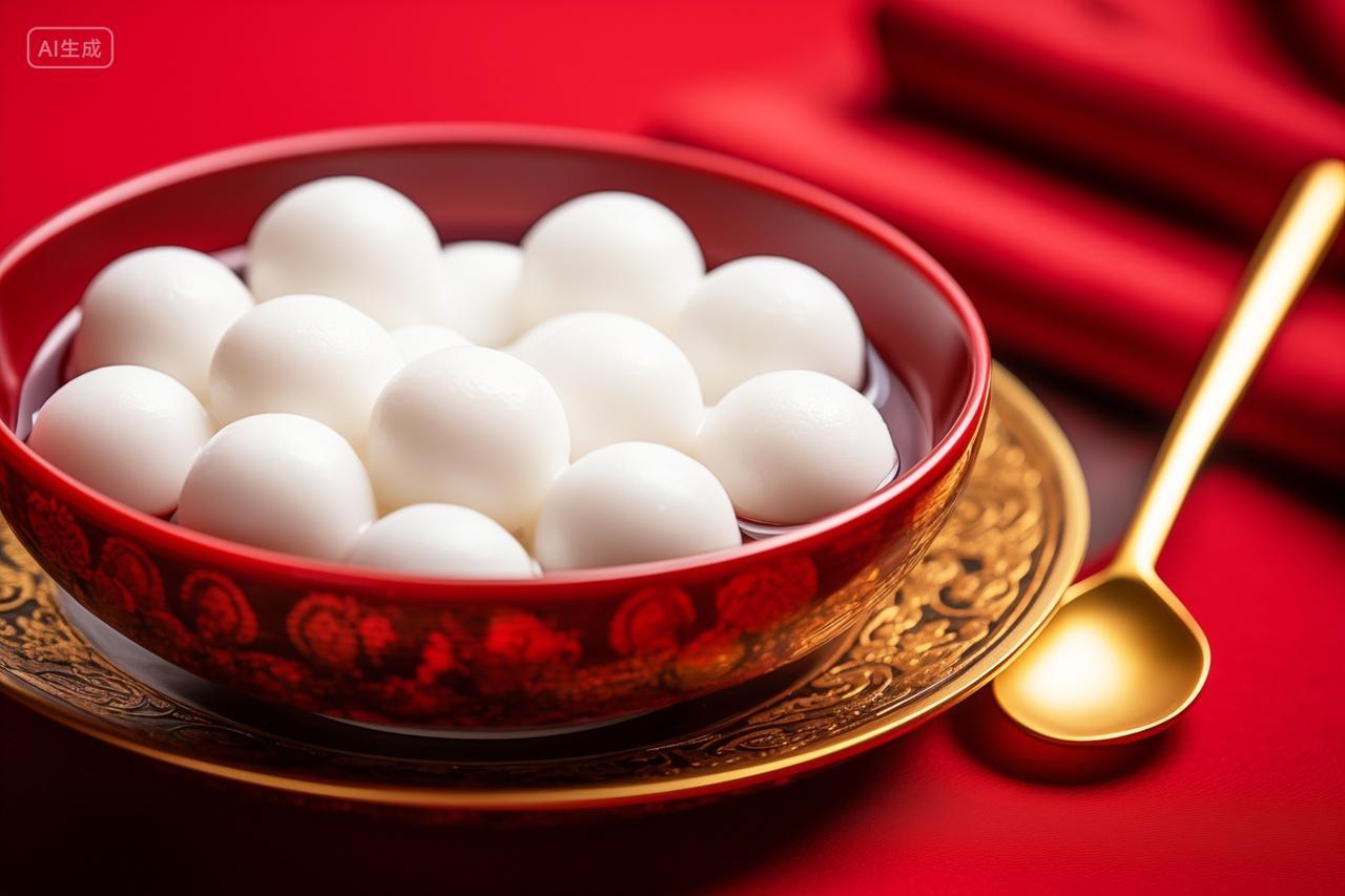 汤圆元宵甜品节日美食新年美食