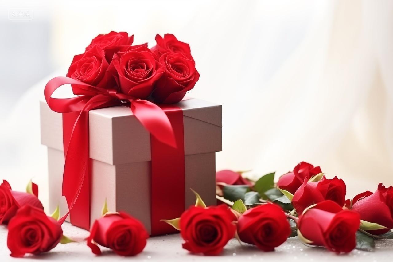 玫瑰花礼盒浪漫礼物情人节520