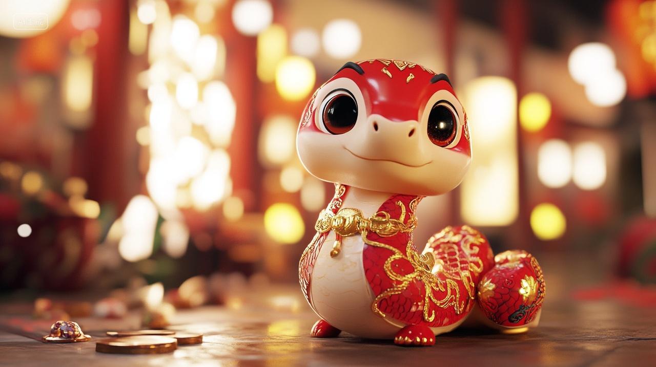 中国十二生肖吉祥蛇年