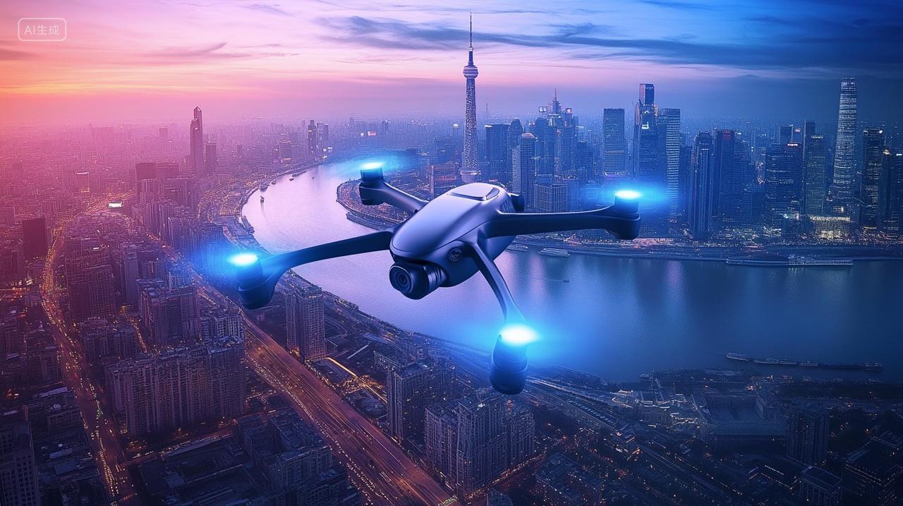 无人机城市摄影