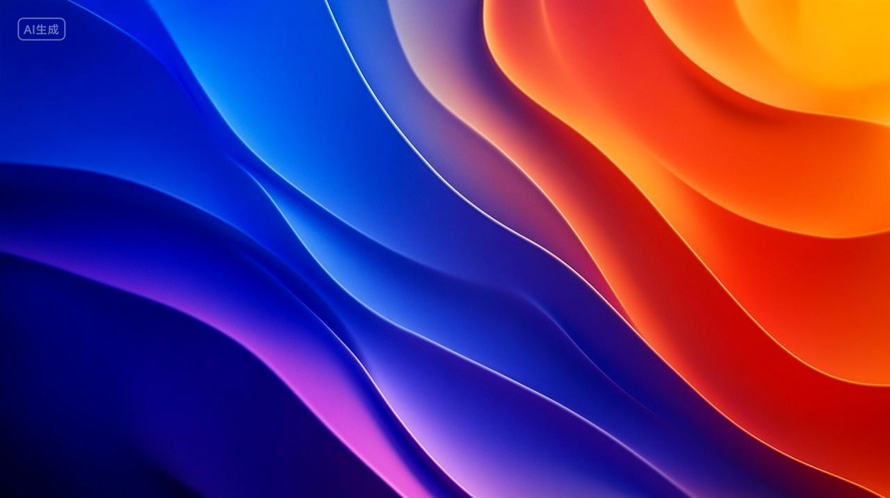 红色紫色渐变背景图