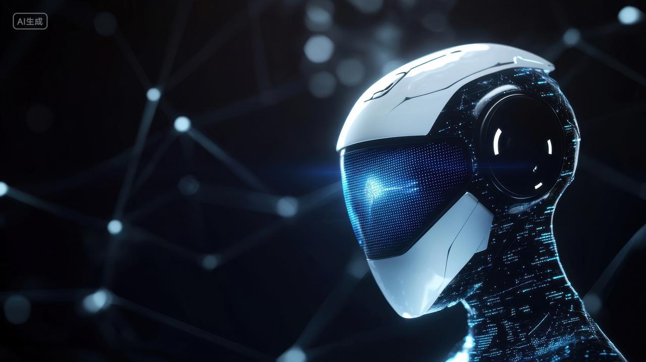 人工智能机器人背景插图