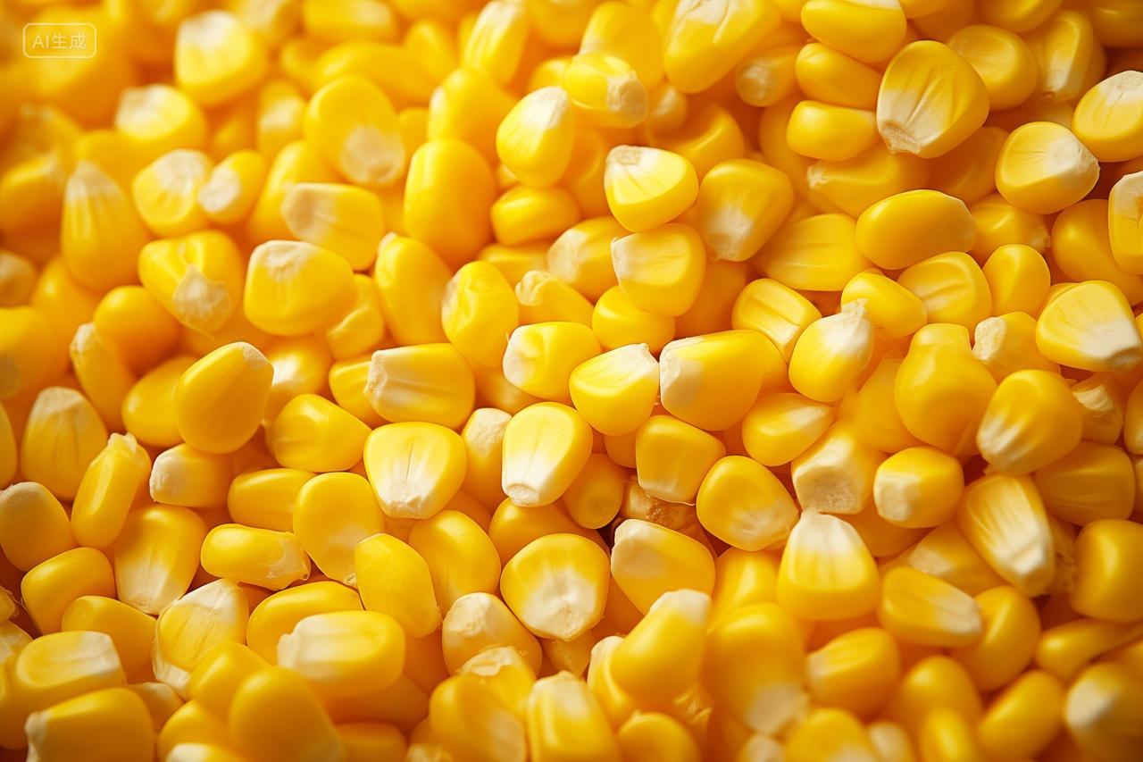 金黄玉米粒谷物食物农产品餐饮美食