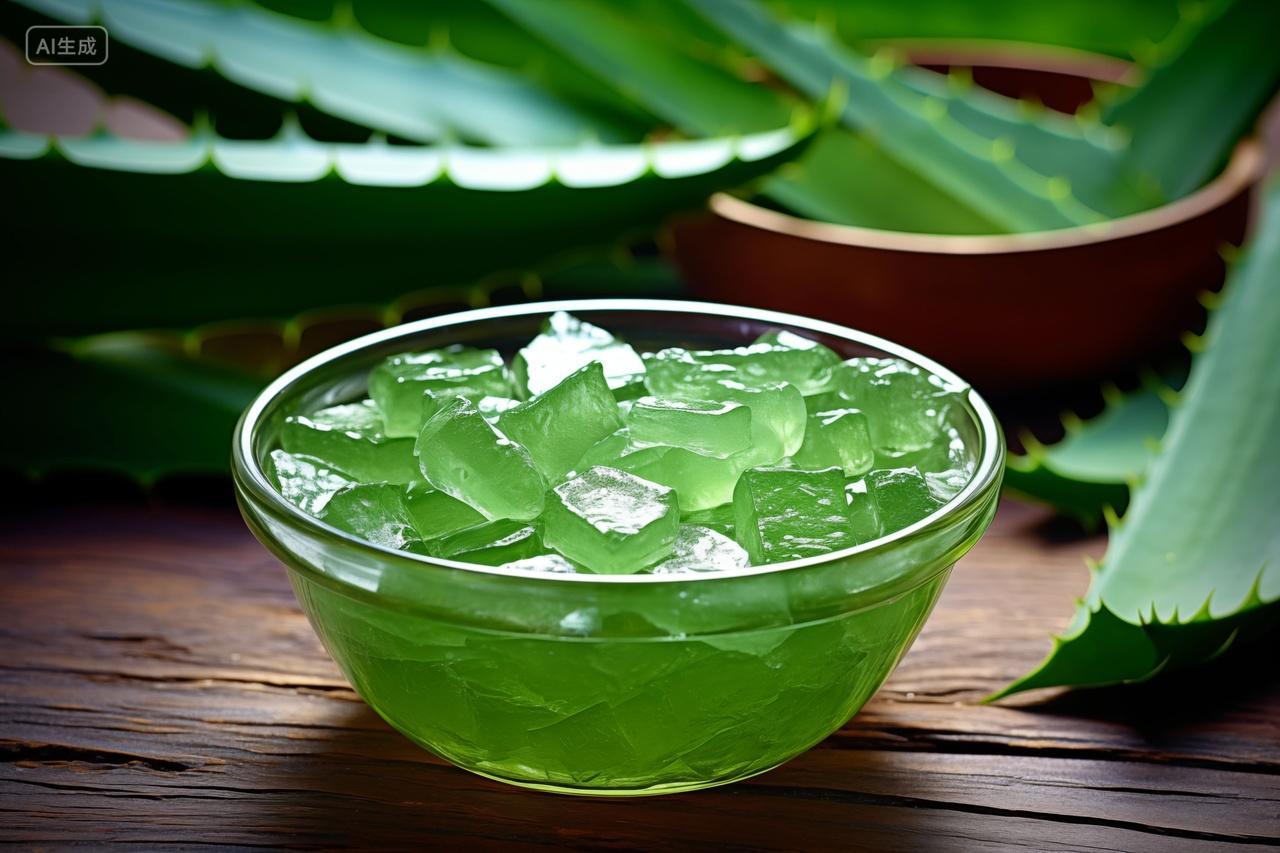 绿色天然护肤芦荟凝胶皮肤护理医疗美容