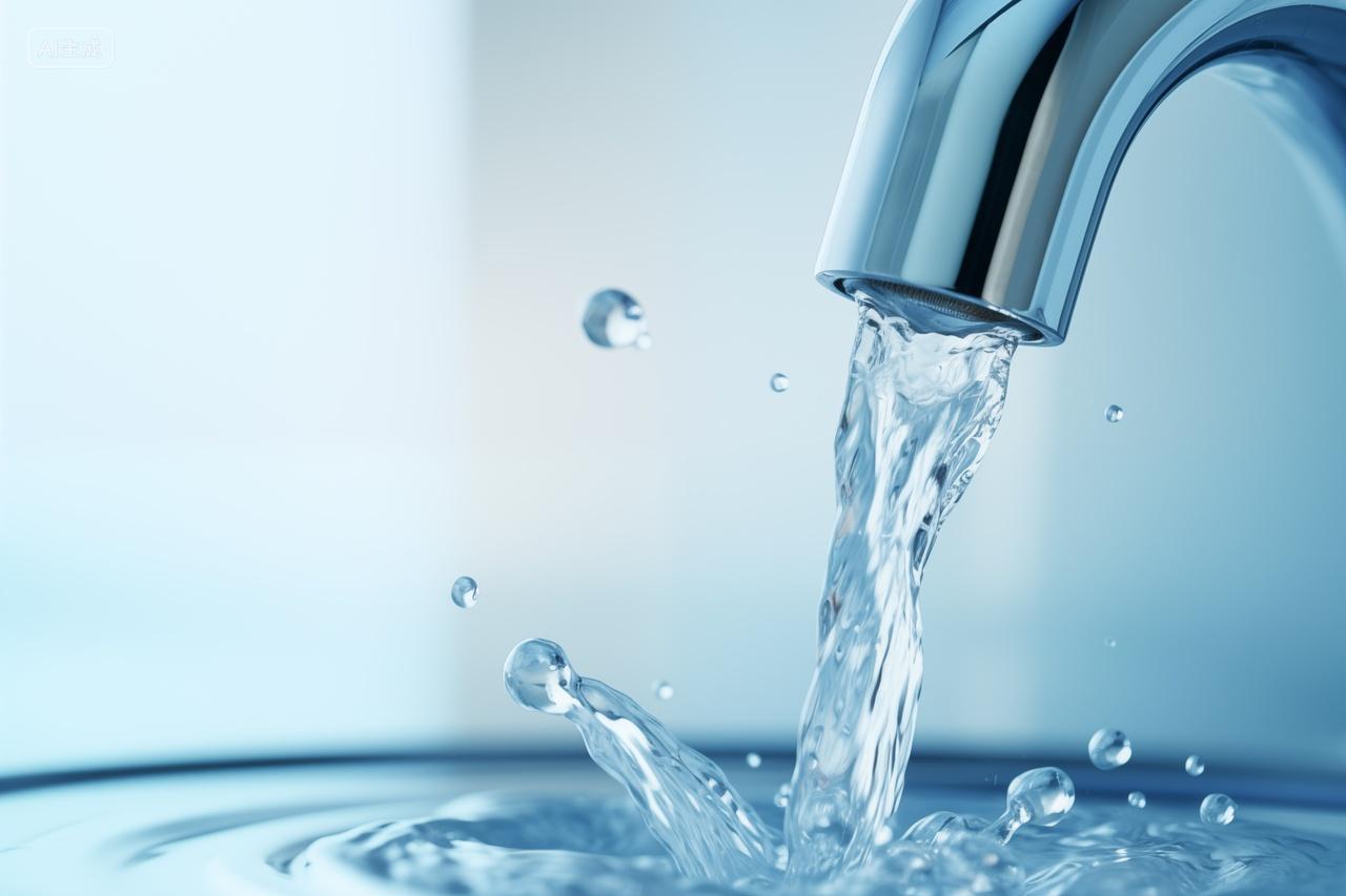 水龙头下的水滴水花电商banner
