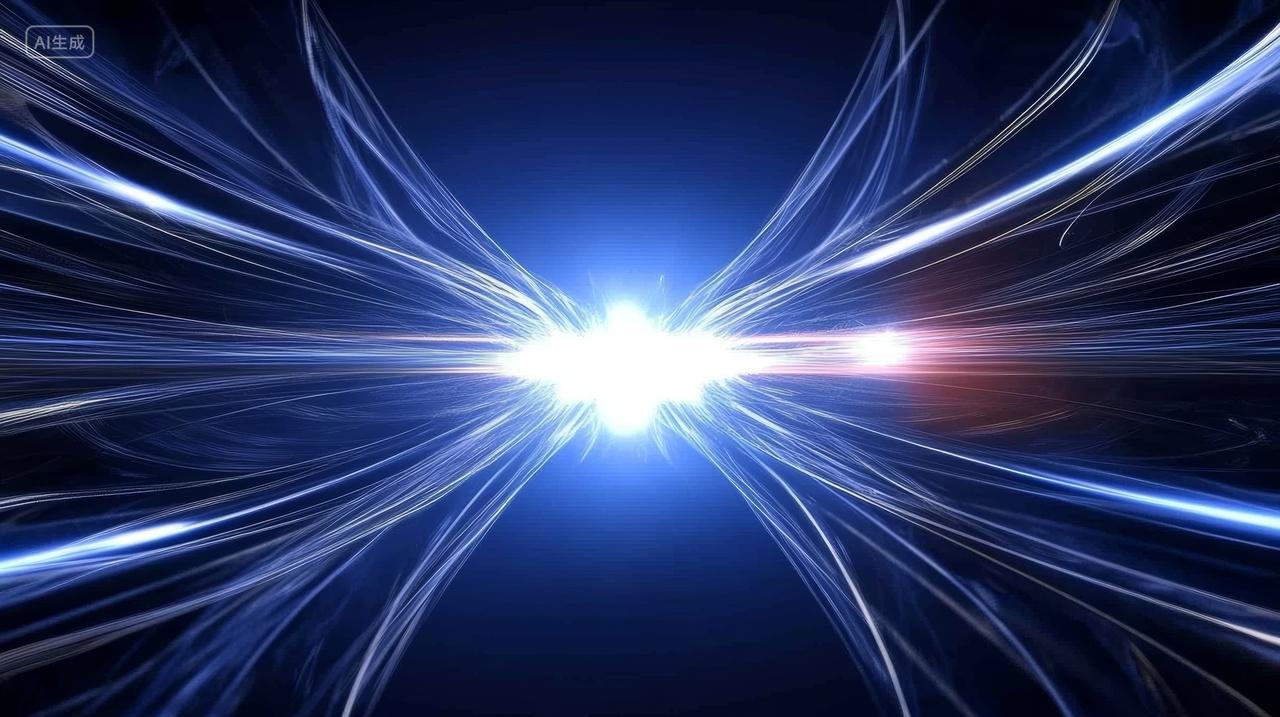 大气震撼科技光束穿梭梦幻星际之光