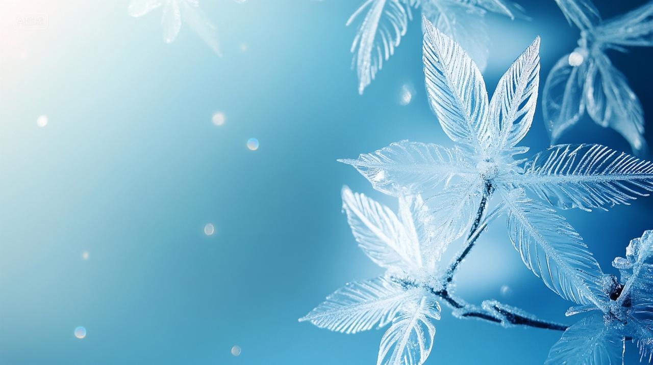 唯美冰花霜降