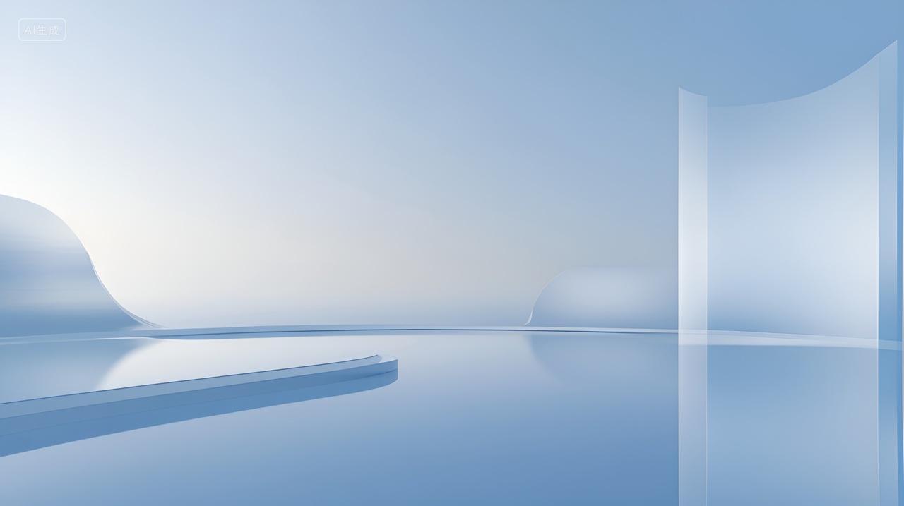 现代化空间设计极简电商海报舞台背景图