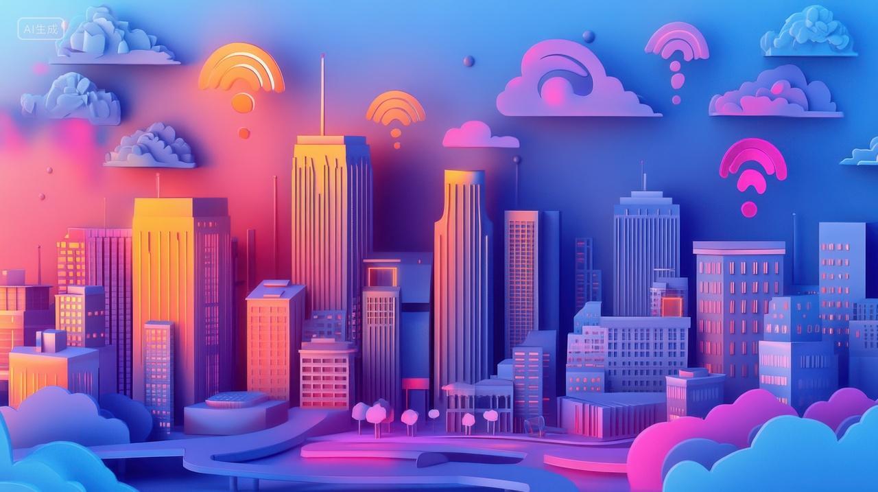 互联网城市科技概念插图