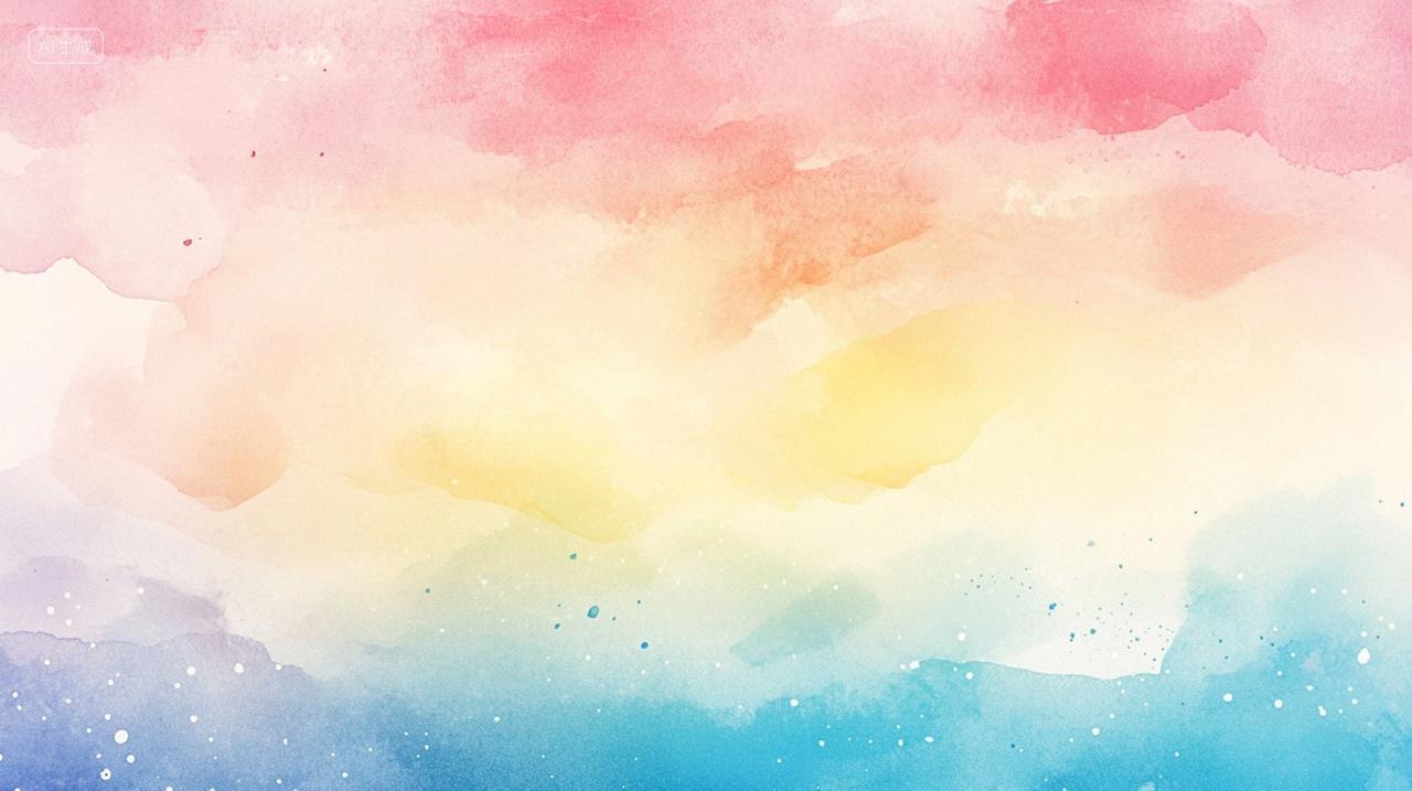 抽象唯美梦幻彩色颜色彩水墨云烟烟雾背景