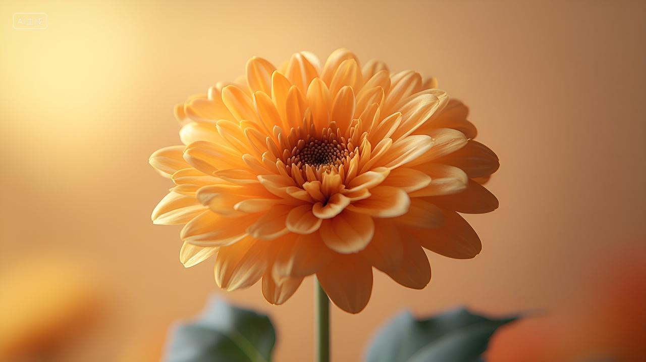 盛开的黄色菊花