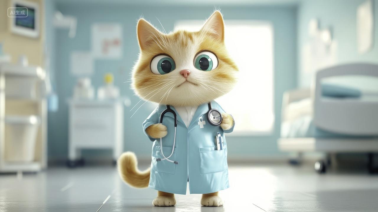 咖啡店门口站着的卡通棕熊狗熊