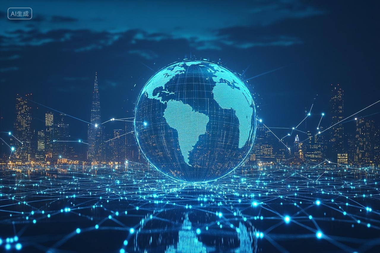 蓝色科技地球信息全球化