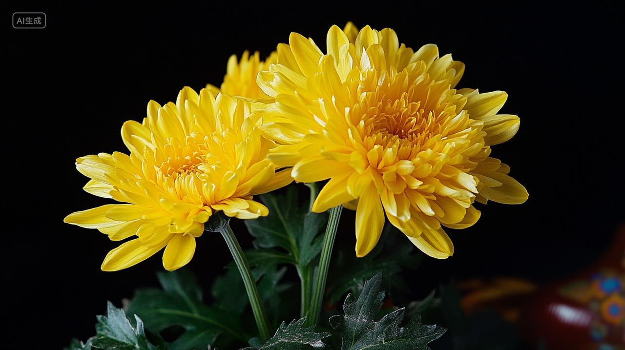 重阳节菊花盛开