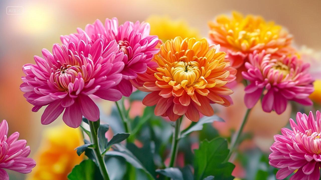 盛开的菊花重阳节