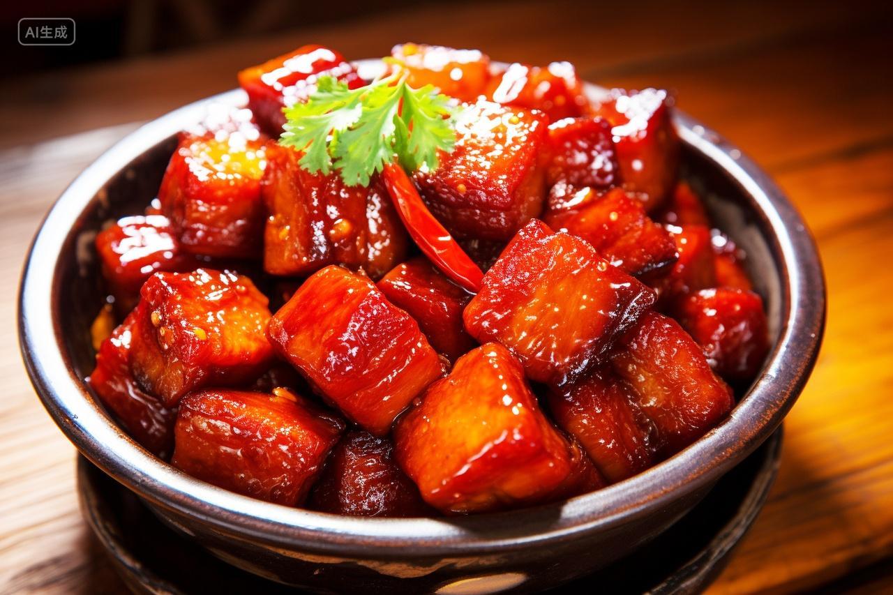 一碗红烧肉美食宣传