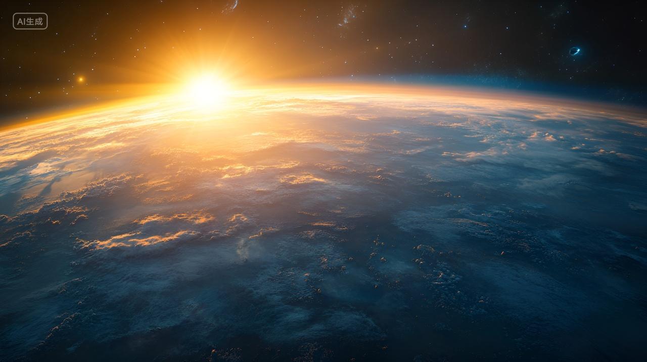 超广角镜头下的宇宙空间