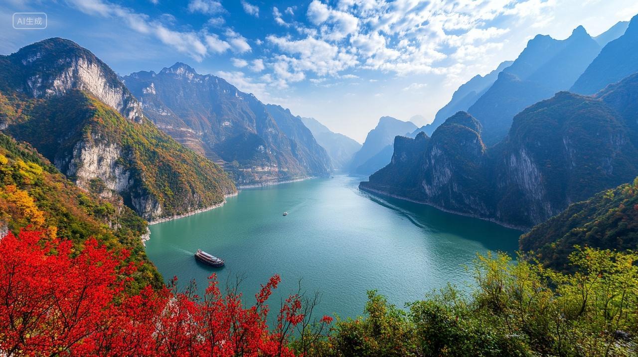 长江三峡巫峡风景壁纸旅游