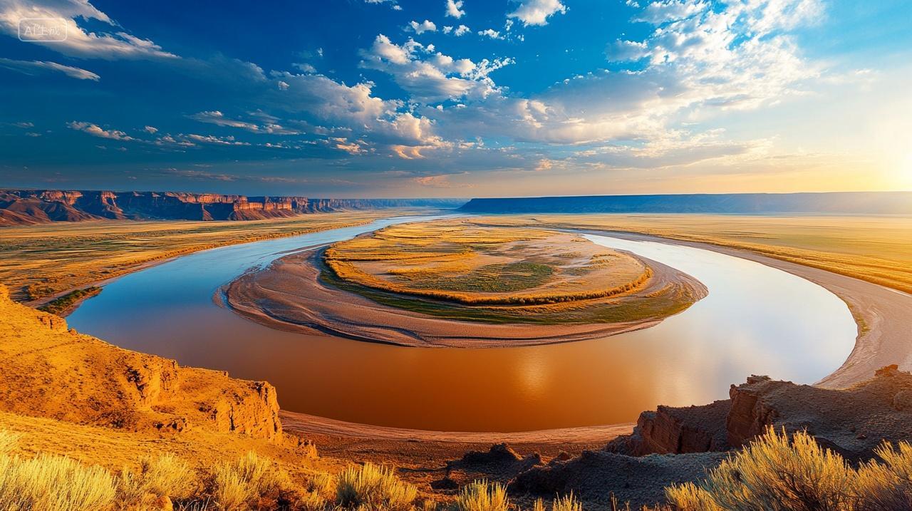 黄河九曲十八弯第一湾
