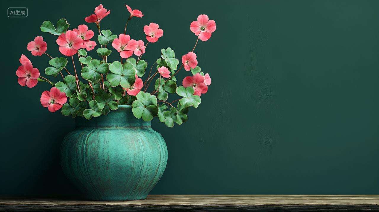 唯美壁纸护眼绿色鲜花