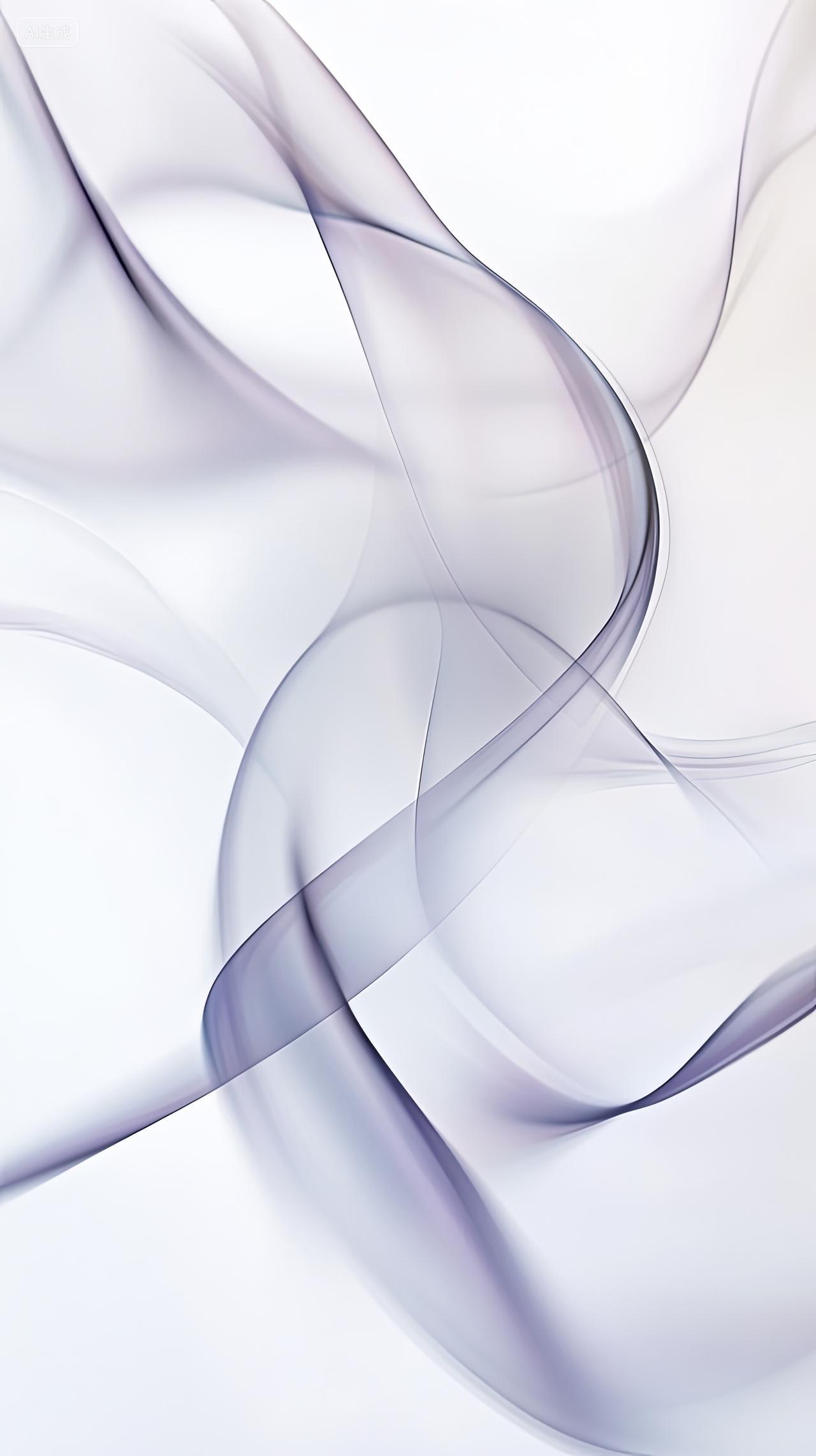 蓝色光影与曲线线条背景