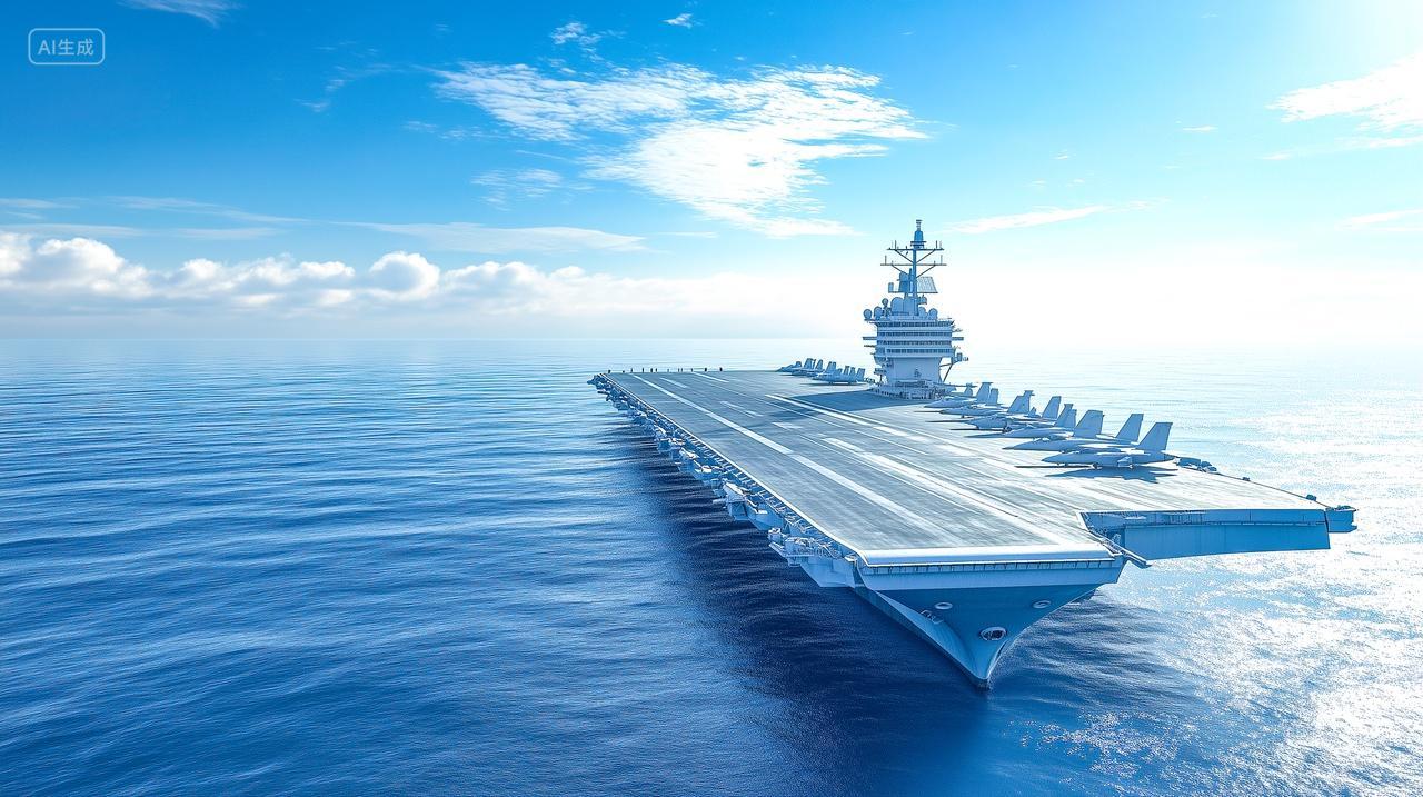 海上航空母舰军事演习舰队巡航