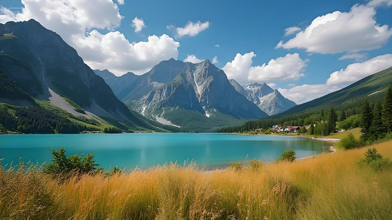 高山流水自然美景摄影展示自然风光