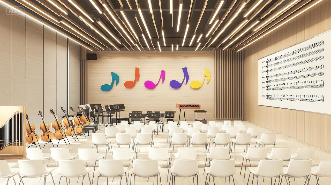现代音乐多功能教室