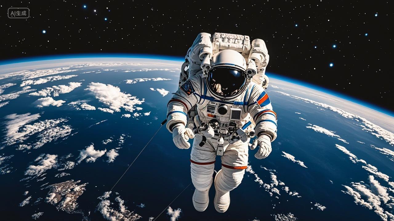 宇航员太空漫步航空航天科技