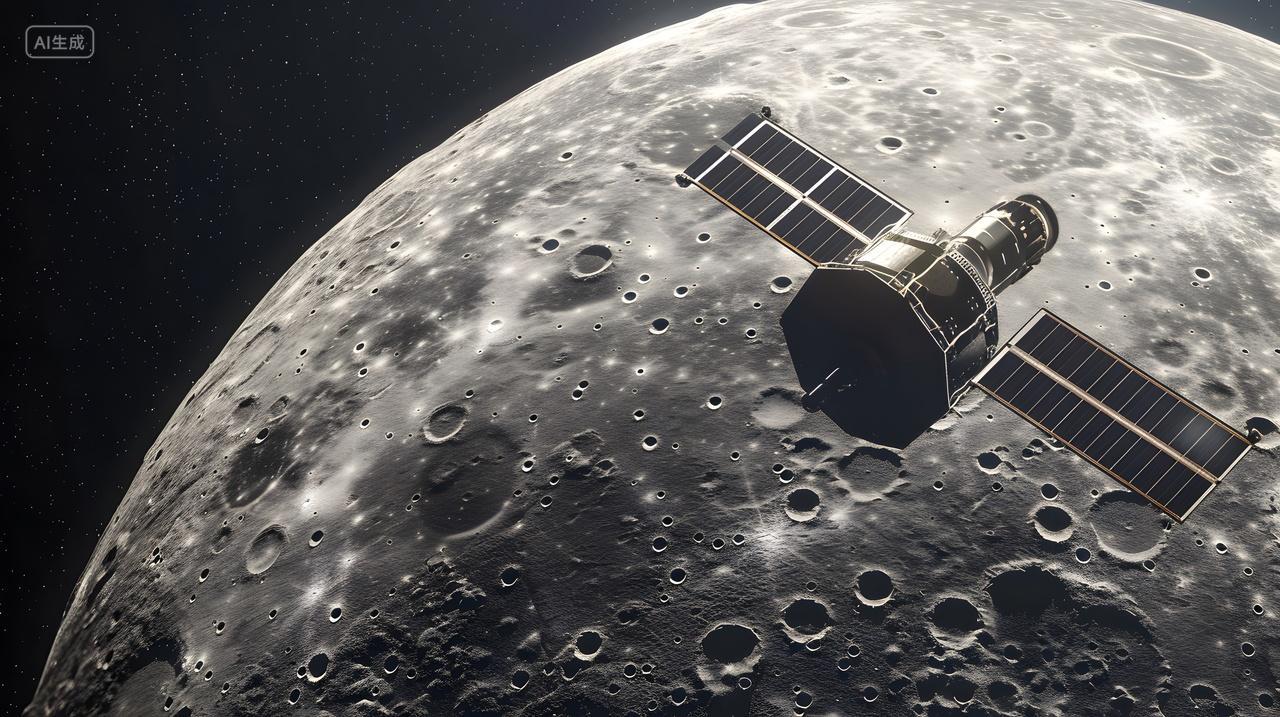 月球近距离航天器探索背景