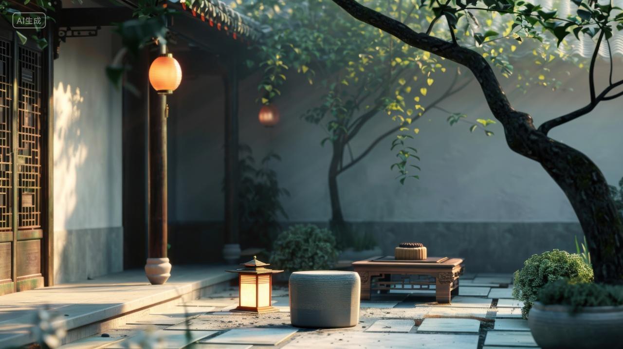 古色古香的中国庭院