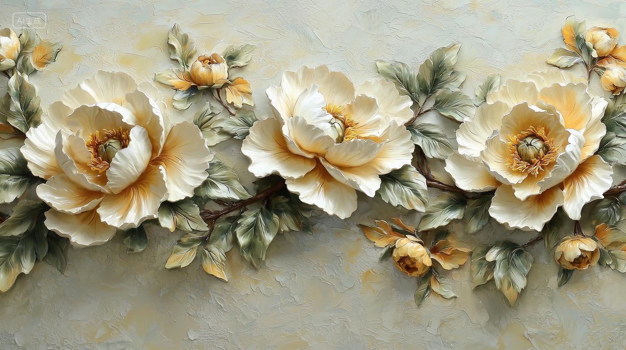 立体花朵装饰艺术