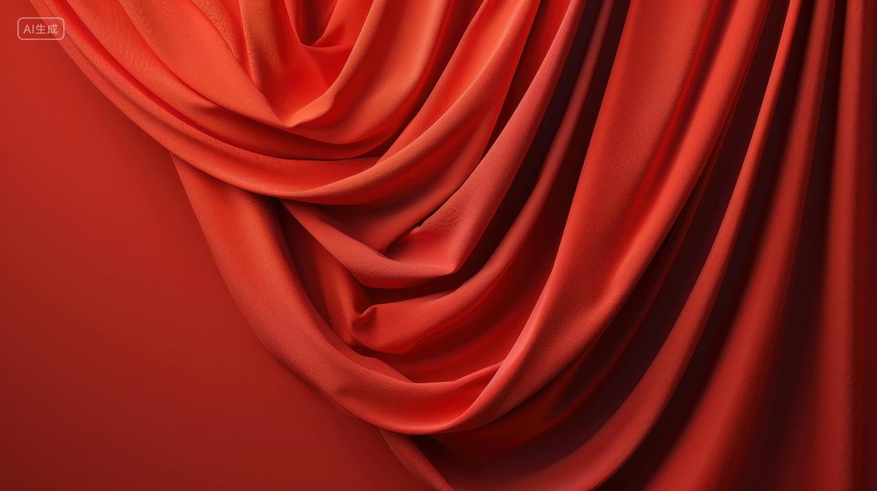 舞台上的红色帷幕