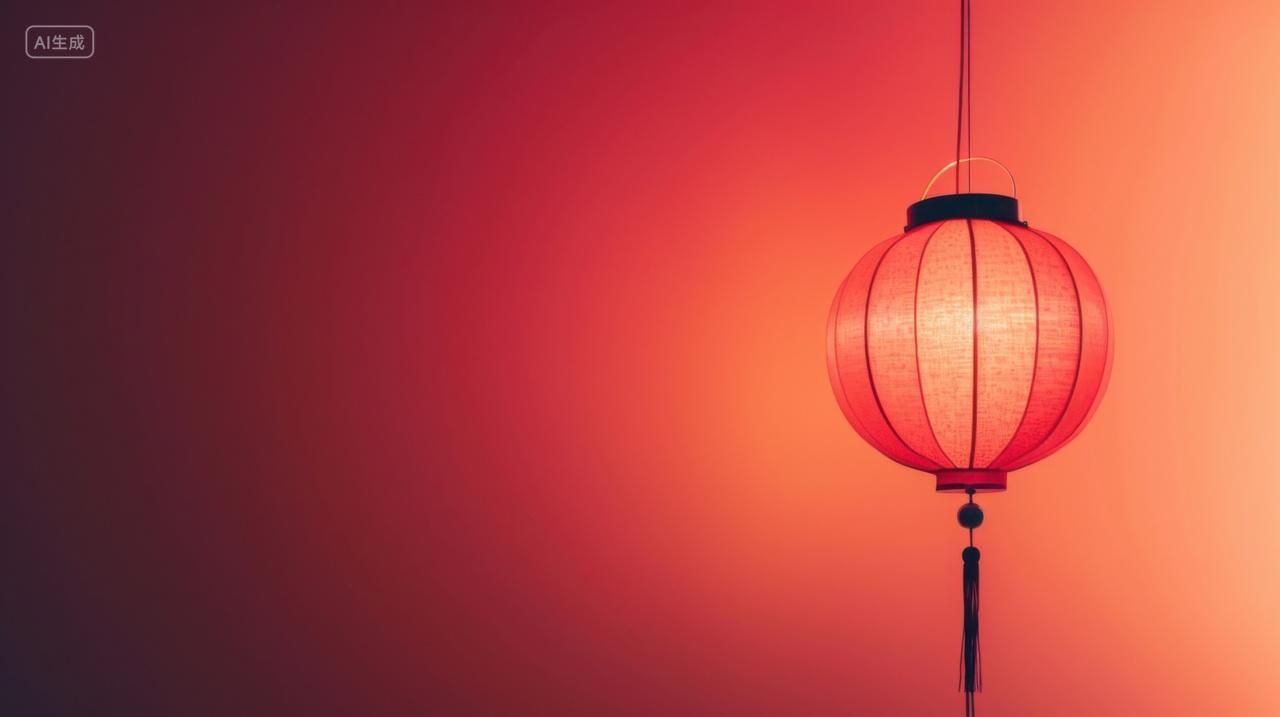 中国传统灯笼元素