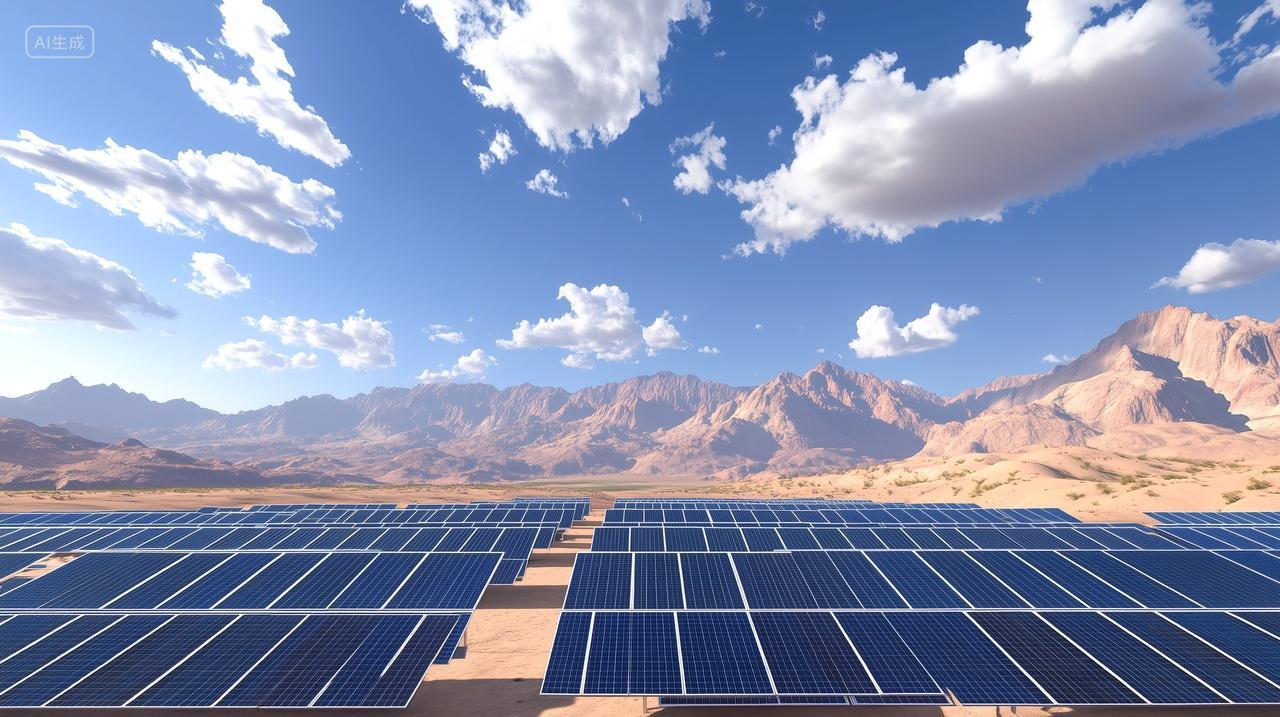 山区太阳能电池板电板光伏板太阳板