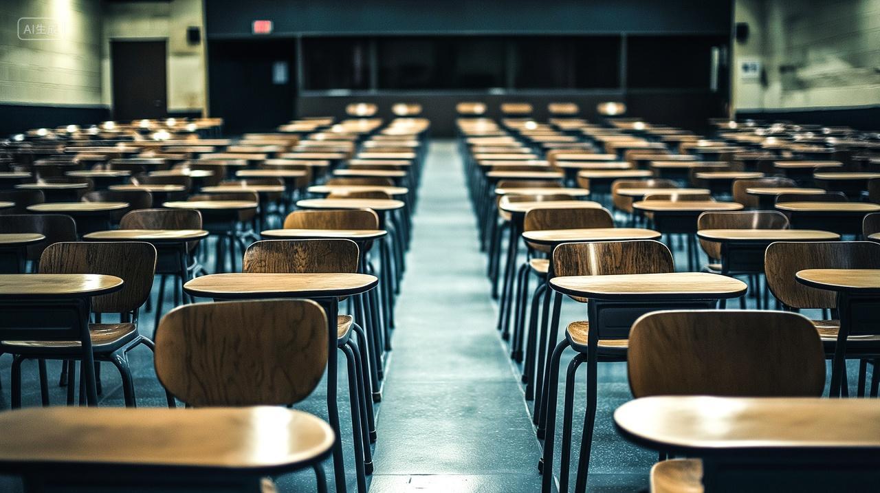 空教室课桌空荡荡教室椅子凳子