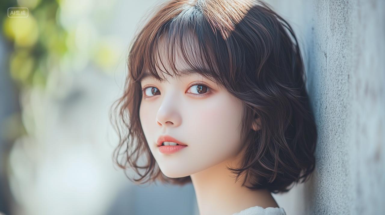 小清新短发美女写真集